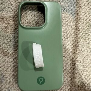 Loopy Case for Right Hand
Olive Green with White Strap
For iPhone 14 Pro